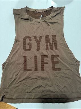 Spiritual Gangster GYM LIFE Muscle Tank - Brown